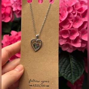 Silver Heart Pendant Necklace